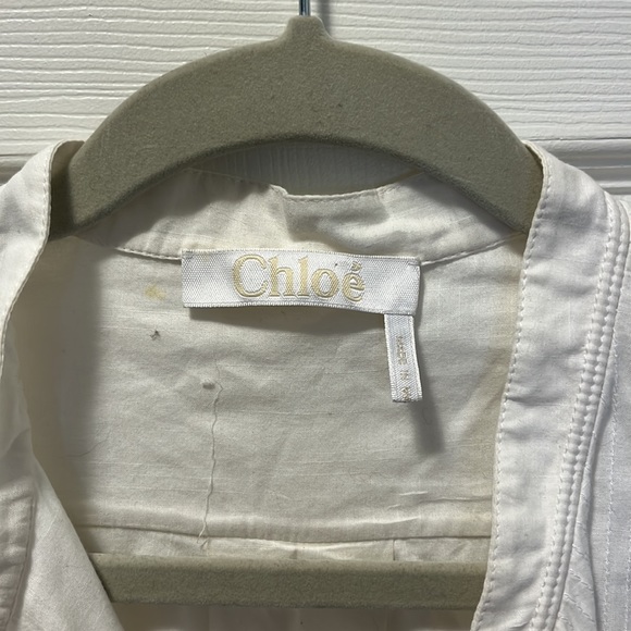Chloe white button up shirt - Picture 2 of 5